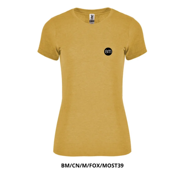 Camiseta para mujer - logo BM Circulo negro