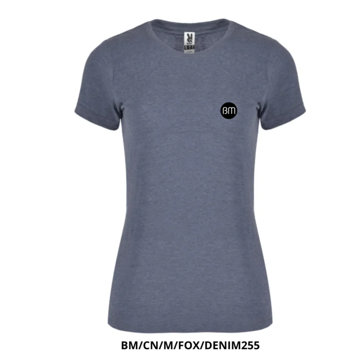 Camiseta para mujer - logo BM Circulo negro - Imagen 3