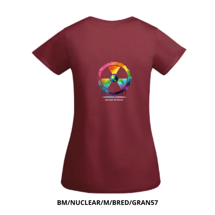 Camiseta para mujer "¿NUCLEAR? NO GRACIAS"