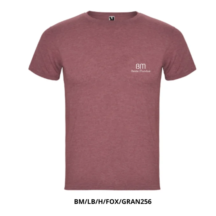 Camiseta para hombre - "Beste mundua" Logo con letras blancas pequeñas - Imagen 2