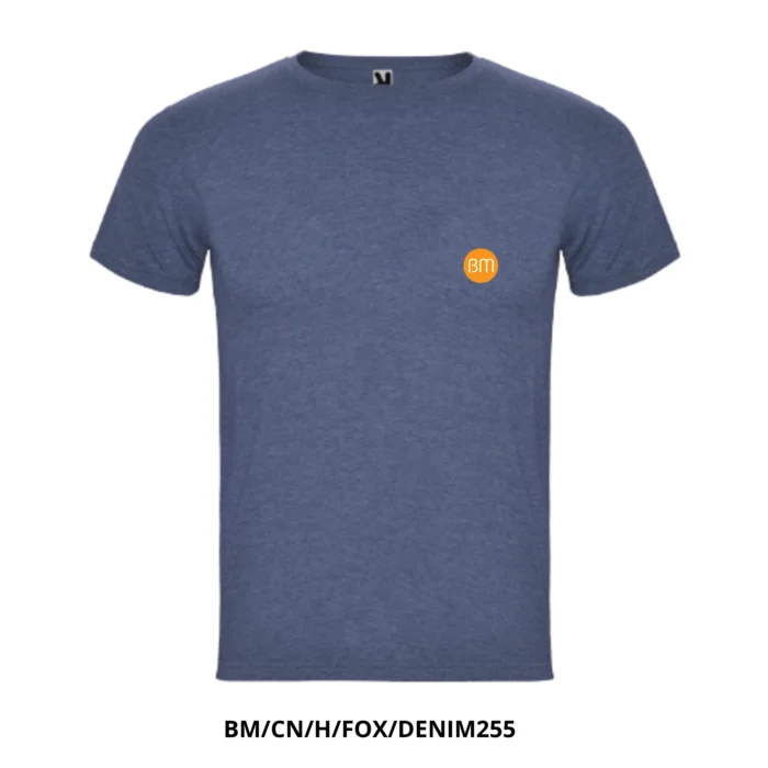 Camiseta para hombre - logo BM Circulo naranja