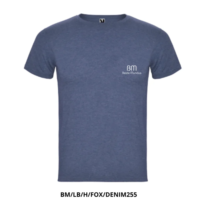 Camiseta para hombre - "Beste mundua" Logo con letras blancas pequeñas - Imagen 3
