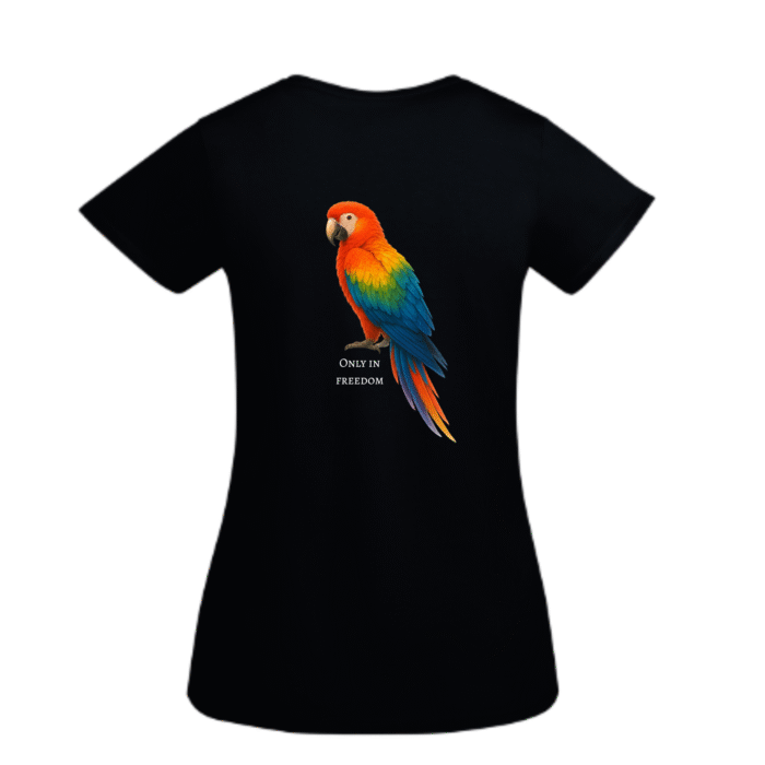 Camiseta entallada manga corta Ref: BRED9833 Mod.Guacamayo